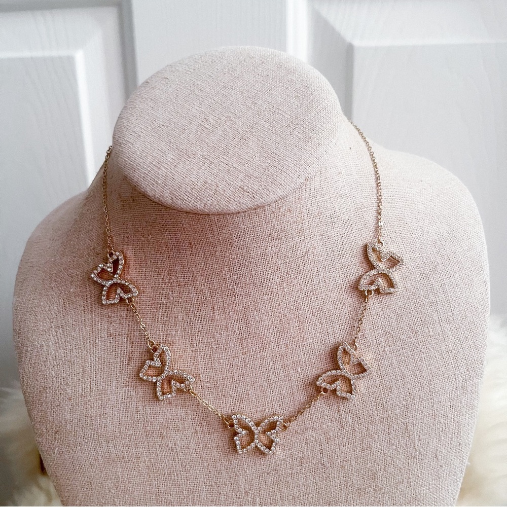 Urban Outfitters Butterfly Choker Necklace